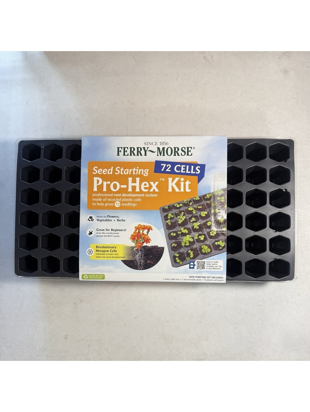 Ferry Morse Pro-Hex Seed Starting Tray 72 Cells